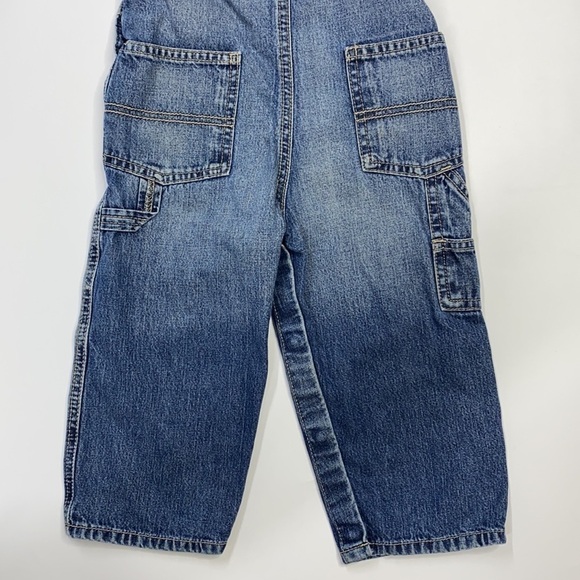 OshKosh B'gosh Denim Overalls 24M - Picture 7 of 9